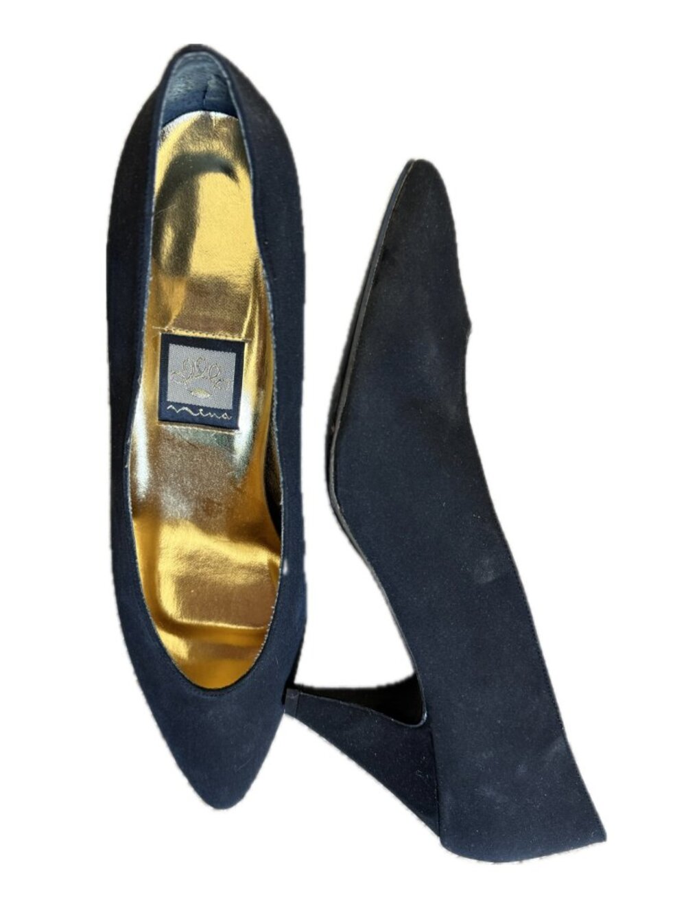 Nina Black Pumps Heels Classy Simple Timeless Sz 9.5 M